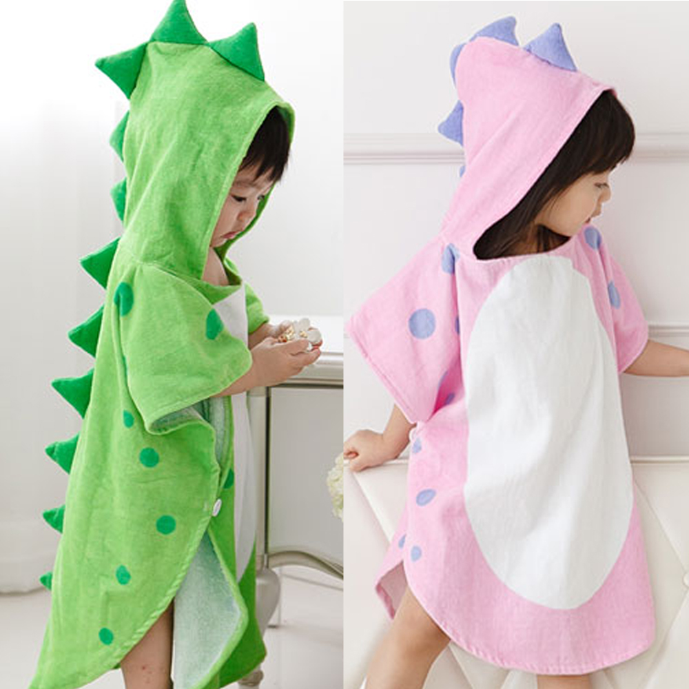 유아비치가운 아기 목욕 샤워 가운 샤워타올 후드 판초 뿔용