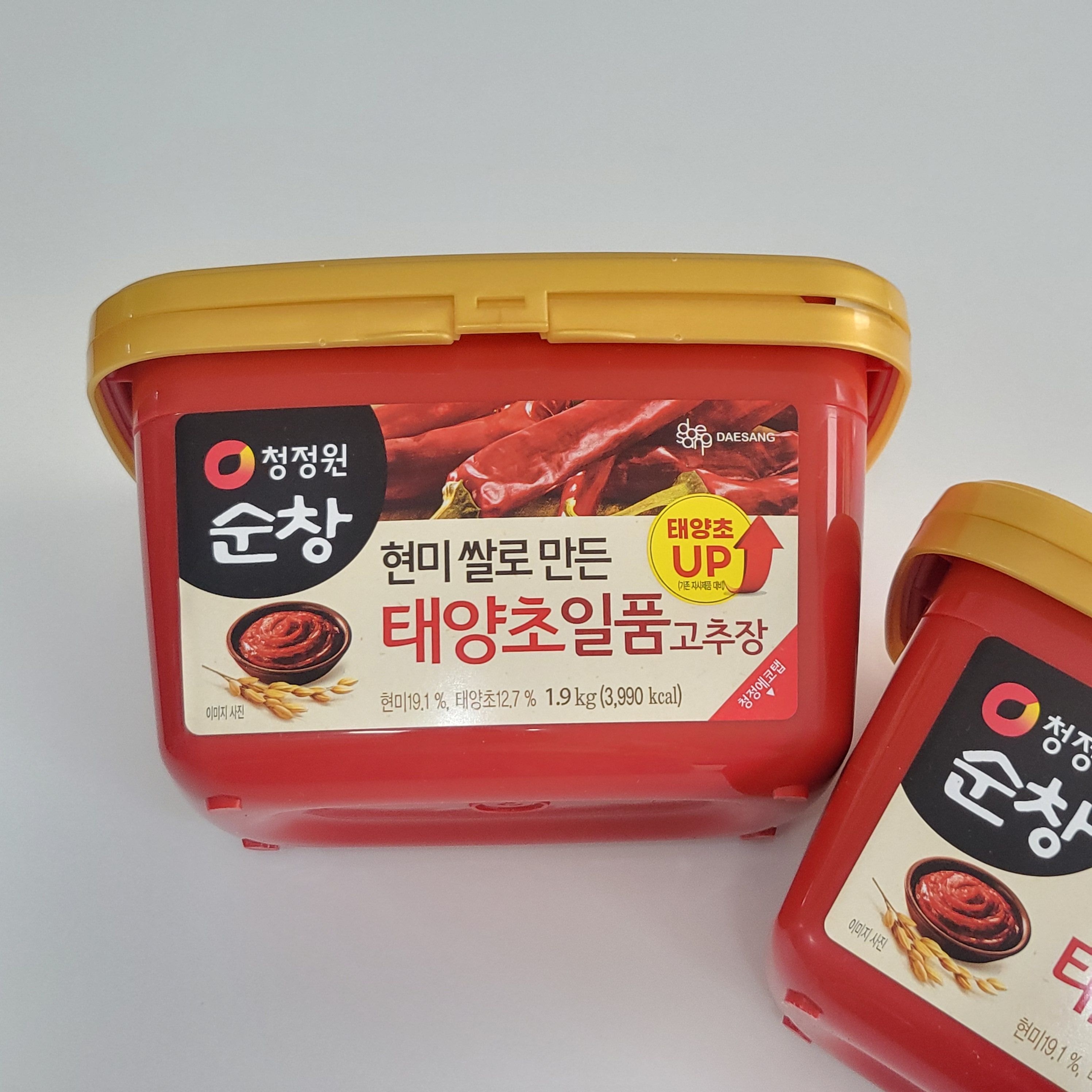 2개 청정원 고추 현미쌀로 만든 태양초 현미고추장 100% 1.9kg 코스트코 - 상세 이미지 3