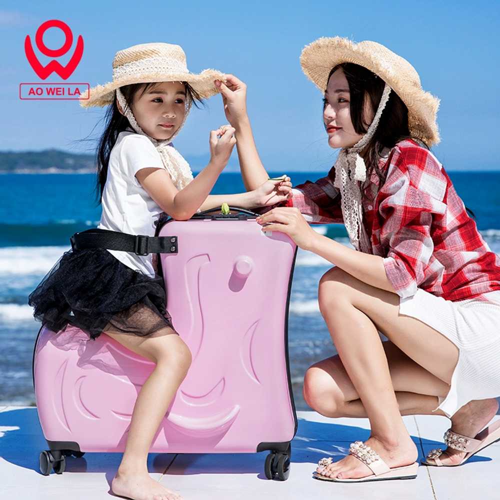 어린이 유아 타는 캐리어 탈수있는 캐리어 20인치 - 상세 이미지 2