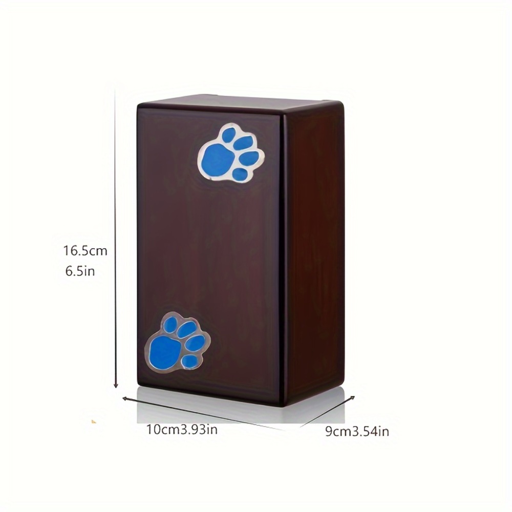 고양이 강아지 발자국 무늬 유골함 상자 유품함