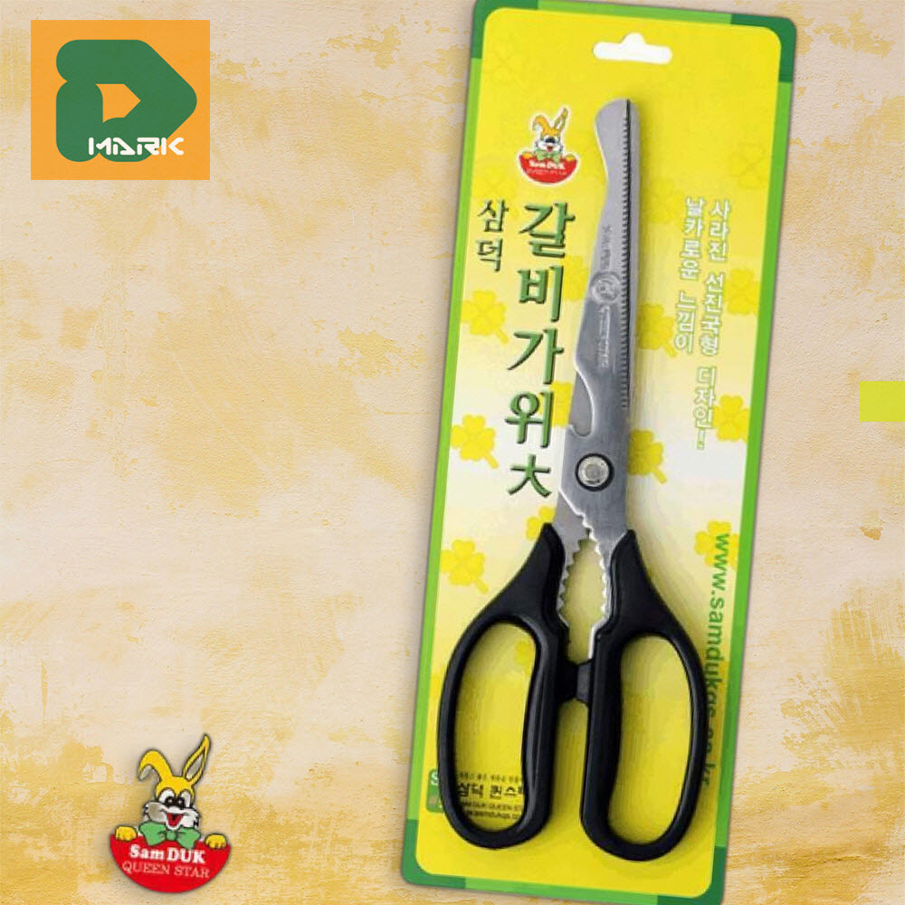 만능 고깃집가위 갈비 업소용가위 삼덕 고기 주방용가위 각종 요리 사무용 문구용 공업용 : 디마크