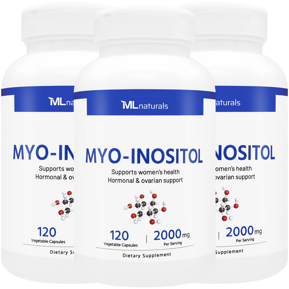 신제품! 3병 마이라이프 내추럴스 미오-이노시톨 2000mg 120야채캡슐 - 메인 이미지