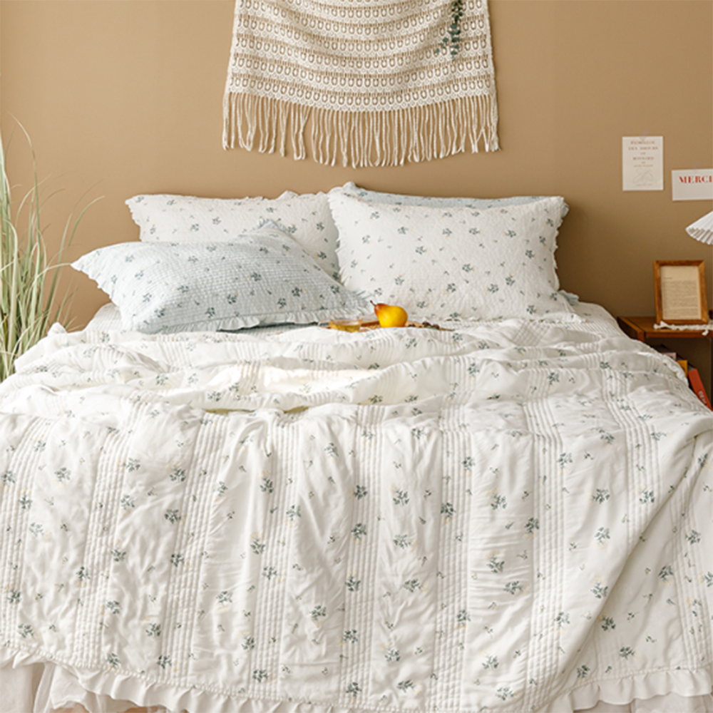 송화침장 룰루 부드러운 리오셀 여름이불 및 스프레드 5가지 색상