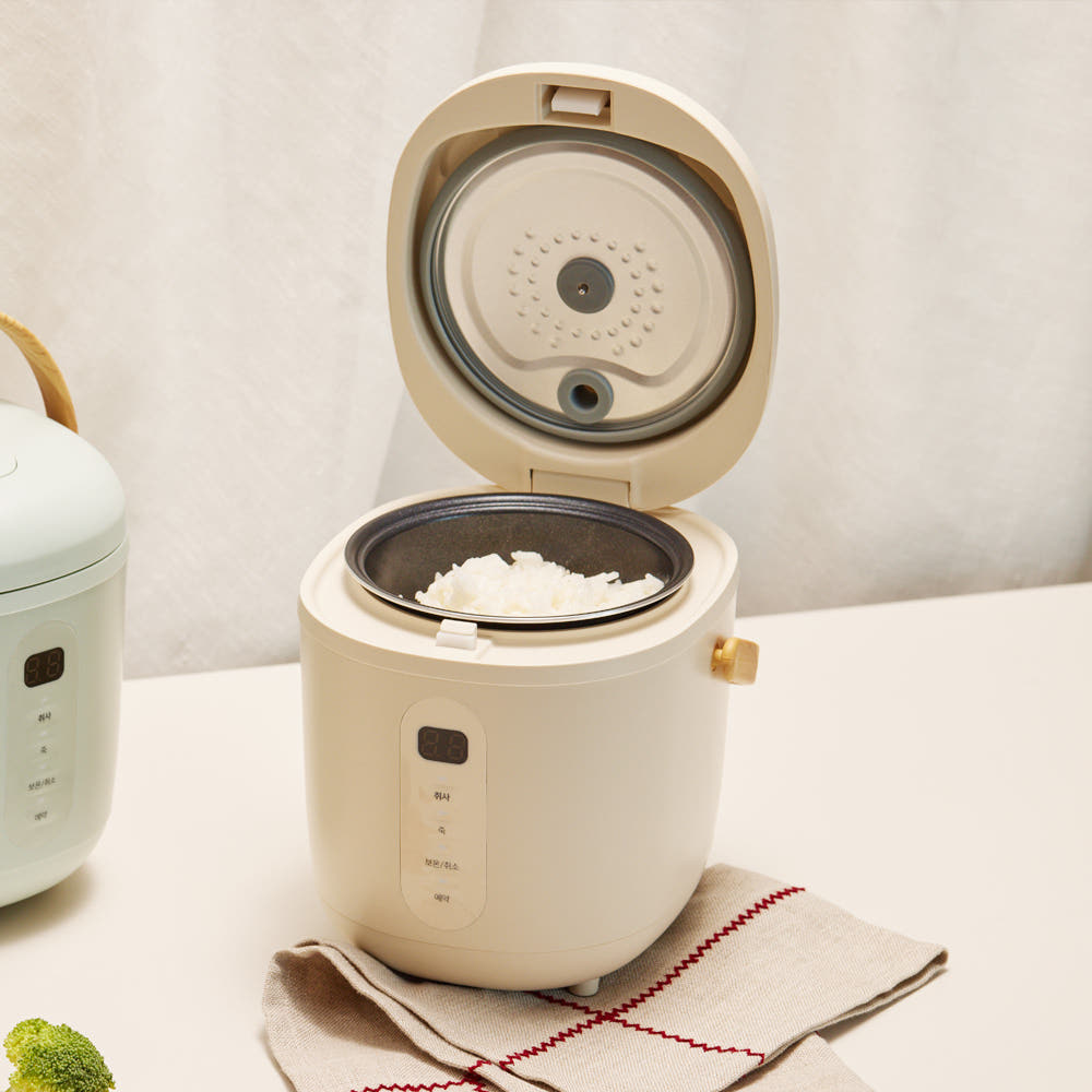 오르테 미니 밥솥 크기 비교