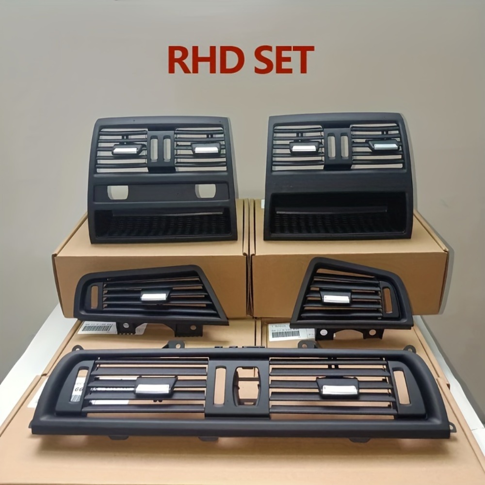 BMW 5 시리즈 F10 F11 520 525 530 535 LHD RHD 왼쪽 오른손 드라이버 대시 보드 에어 컨디셔닝 AC 벤트 그릴 커버 패널 - 상세 이미지 4