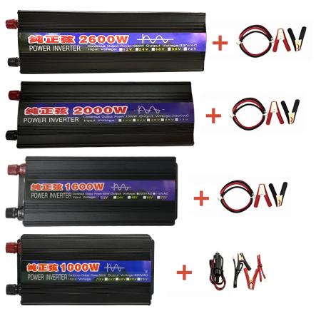 차량용인버터 태양광인버터 INVERTER 엘이디 디스플레이 컨버터 포함 정현파 DC 12V to AC 60Hz 전원 자동차 인버터 : 지금은직구시대5
