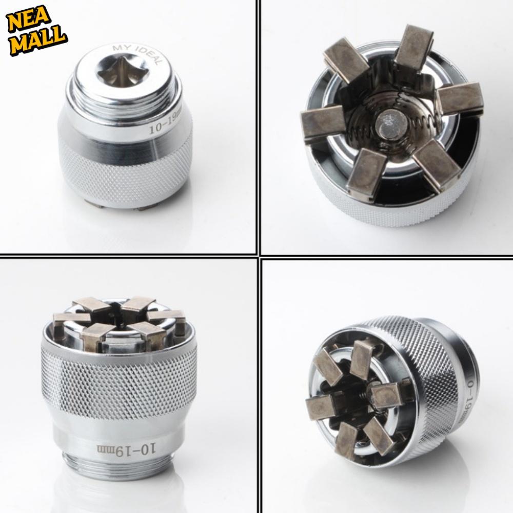 10 19mm 멀티 돌림조절 형 라쳇 소켓 육각 렌치 - 메인 이미지