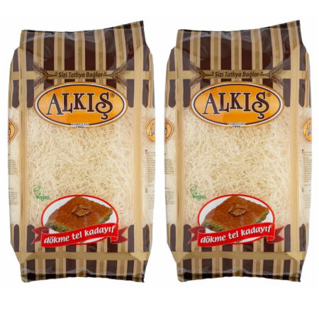 [해외]Kadayif 카다이피 카다이프 면 500g X 2개 1KG 두바이 초콜릿 재료