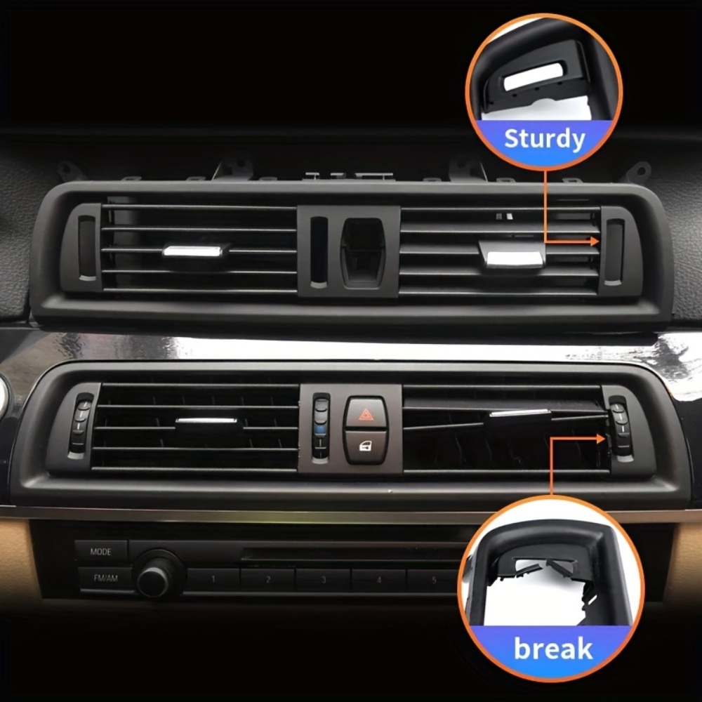 BMW 5 시리즈 F10 F11 520 525 530 535 LHD RHD 왼쪽 오른손 드라이버 대시 보드 에어 컨디셔닝 AC 벤트 그릴 커버 패널 - 메인 이미지