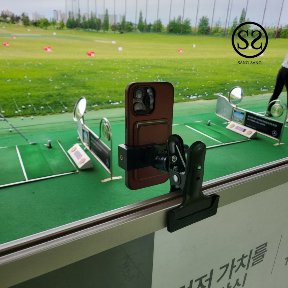 골프연습도구 상상 골프스윙 홀더 촬영 궤도 핸드폰거치대 연습기 - 상품 이미지