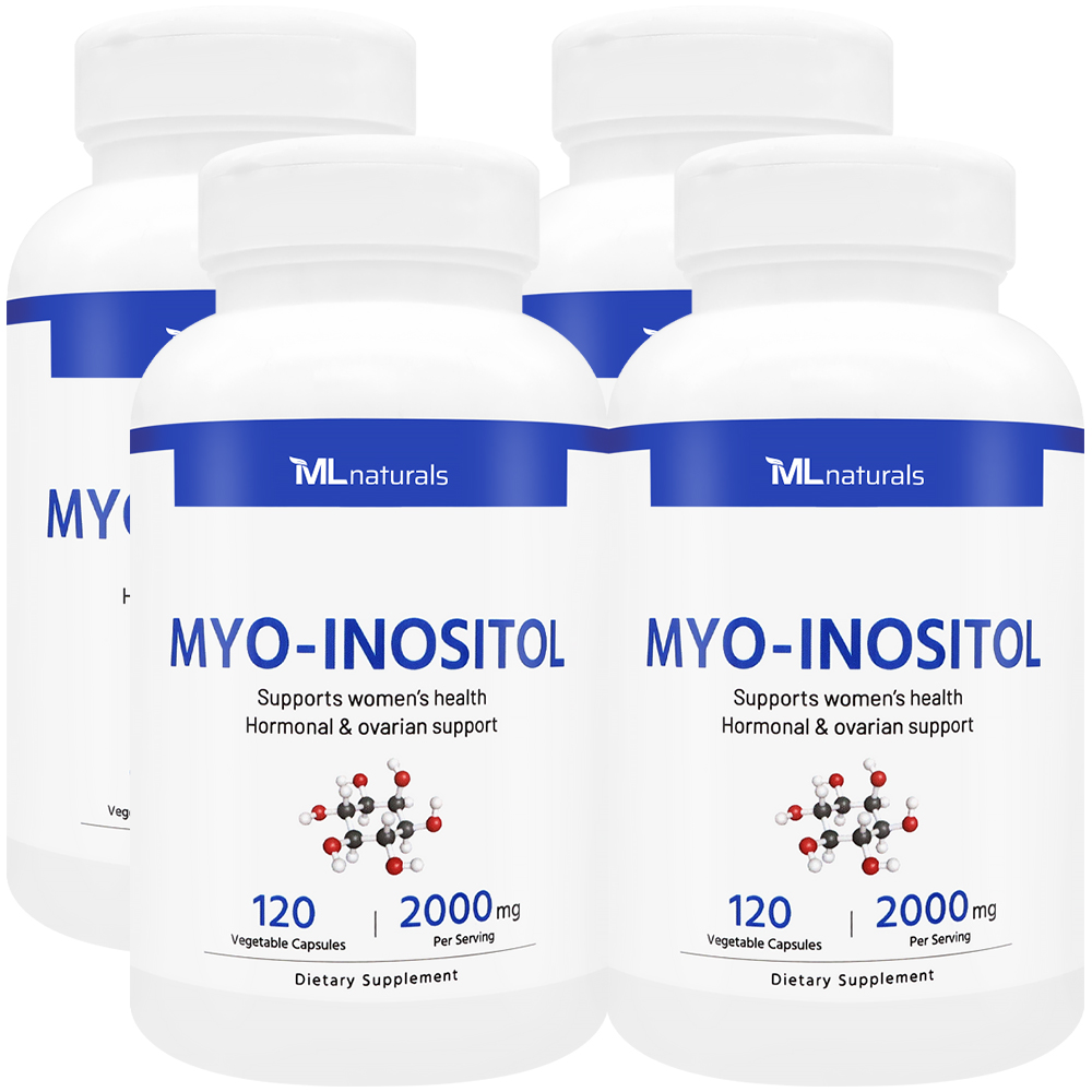 신제품! 4병 마이라이프 내추럴스 미오-이노시톨 2000mg 120야채캡슐 - 메인 이미지