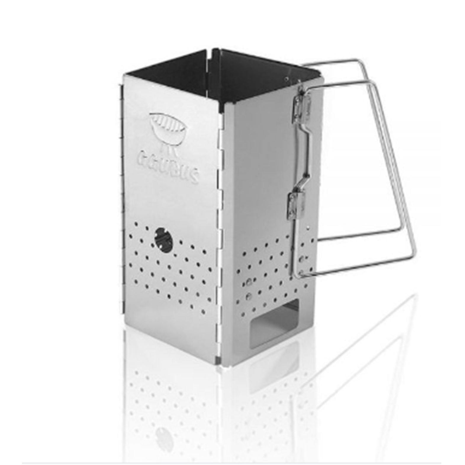 꾸버스 차콜스타터 불멍 화로대 화로 숯통 사각