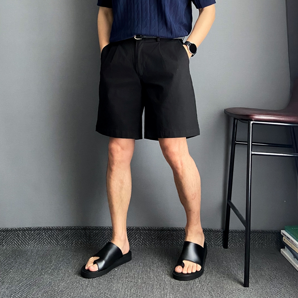 치노반바지 남자흰반바지 면반바지 - 상세 이미지 4