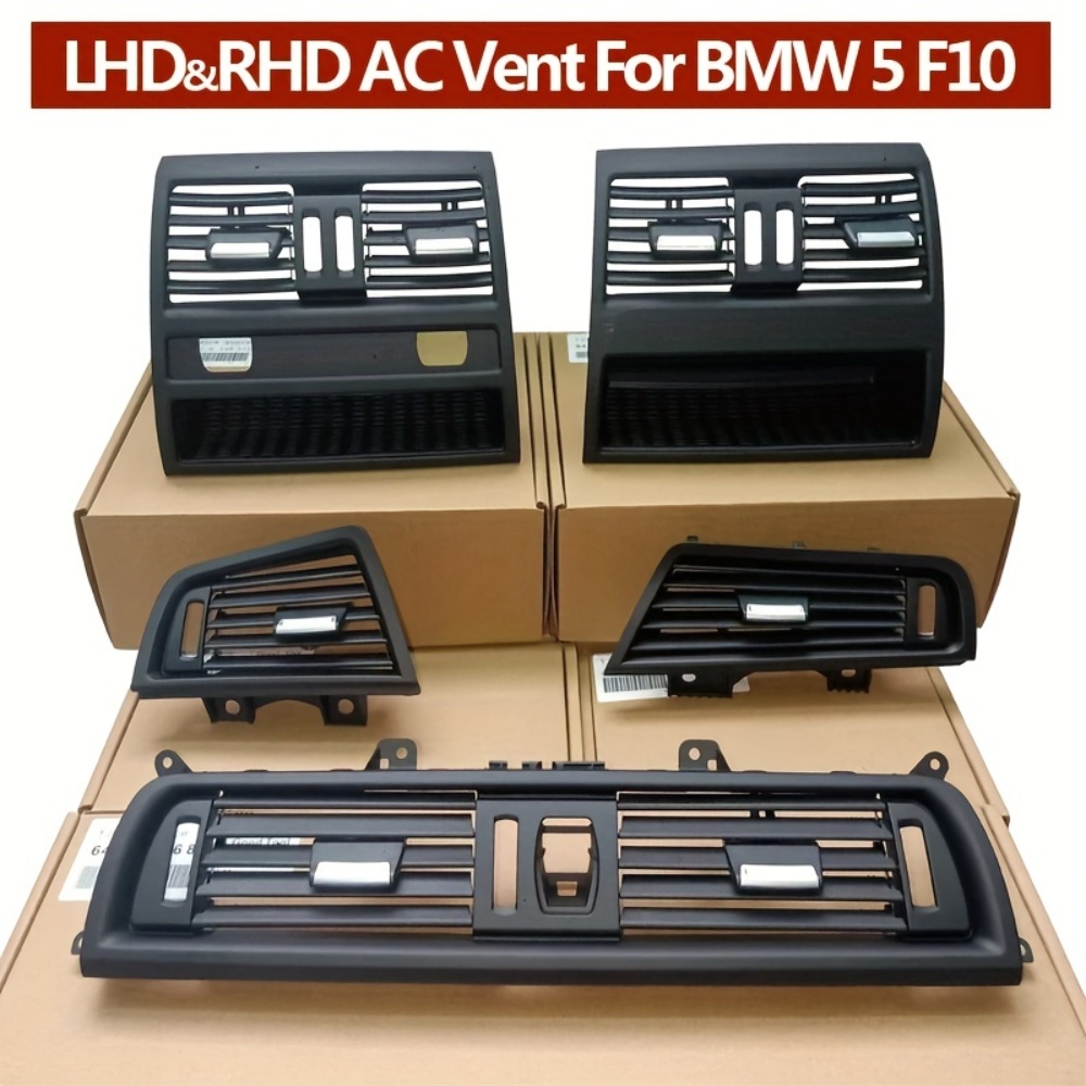 BMW 5 시리즈 F10 F11 520 525 530 535 LHD RHD 왼쪽 오른손 드라이버 대시 보드 에어 컨디셔닝 AC 벤트 그릴 커버 패널 - 상세 이미지 2