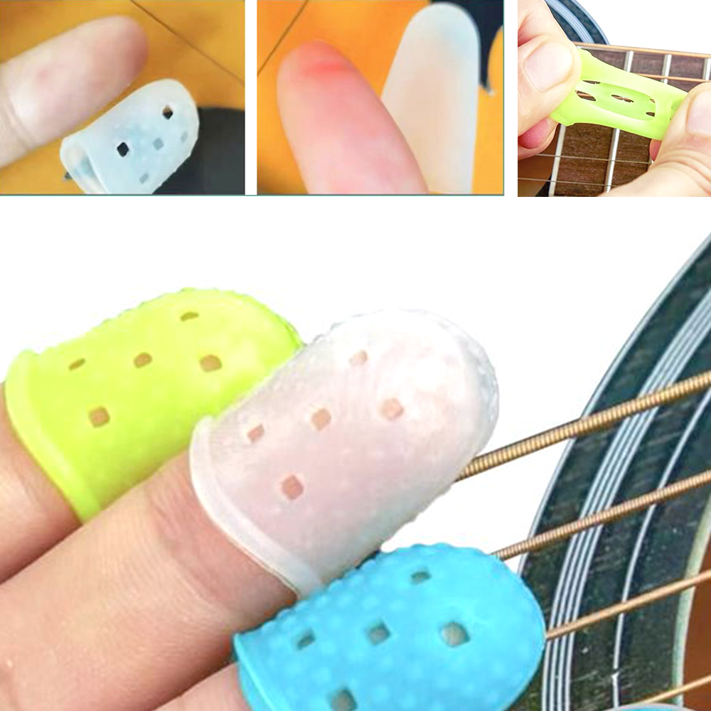 투명 실리콘 골무 5개입 손톱 물어뜯기 방지 보호장갑