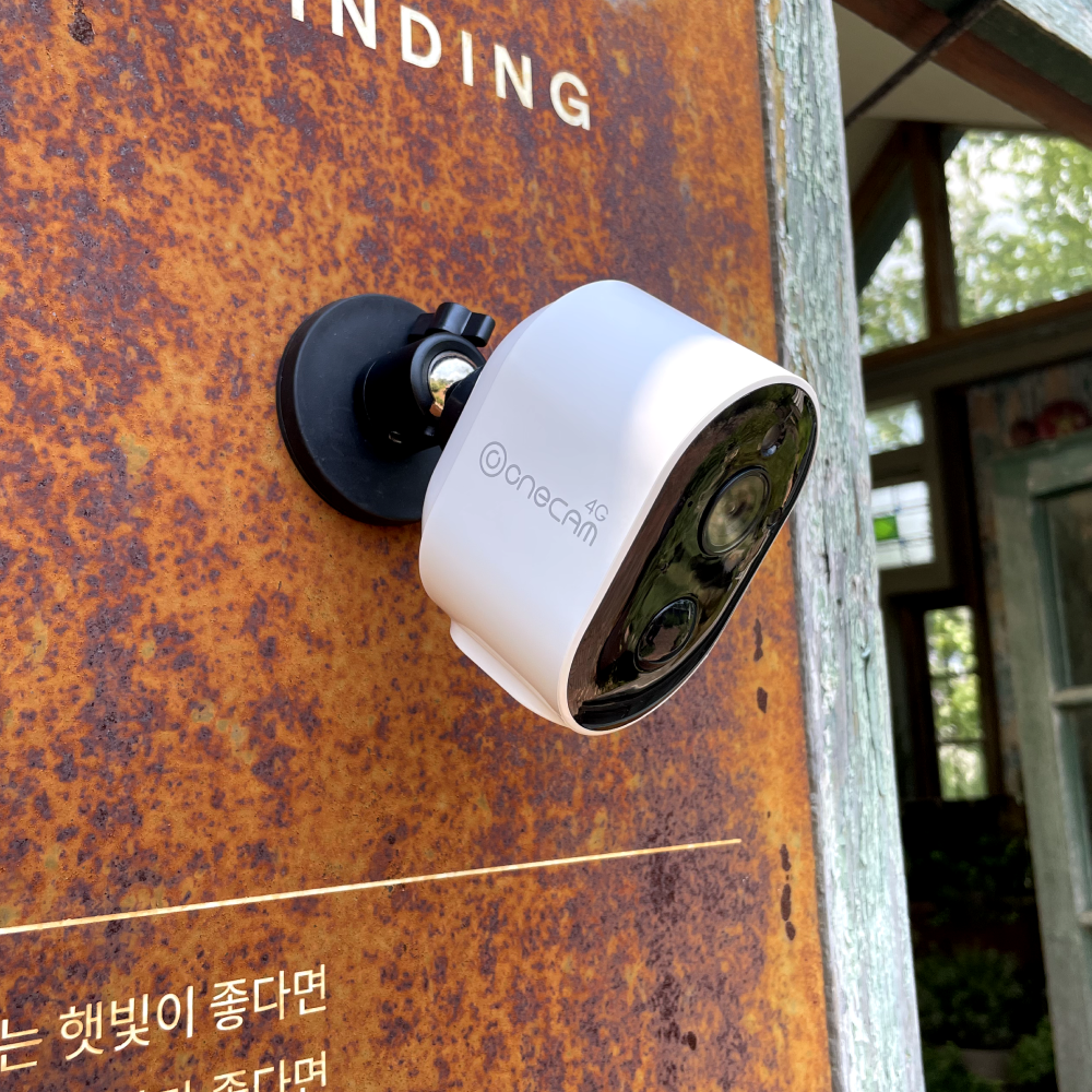 원캠 4G LTE 유심 무선 현관 CCTV 실시간 차량용 농막 전원주택 홈캠 카메라 - 상품 이미지