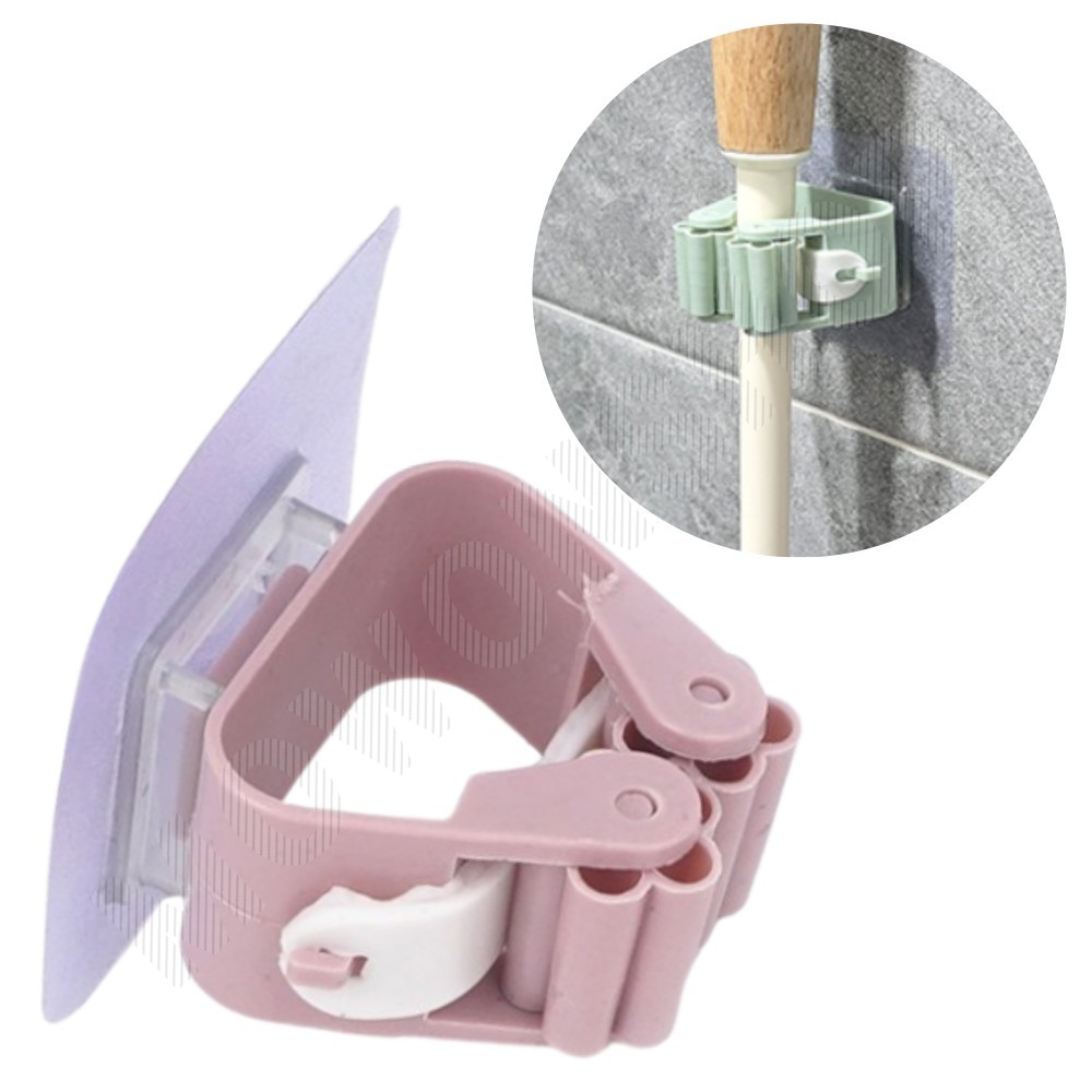 봉홀더 화장실 청소도구 걸이 욕실청소도구 정리 걸이대