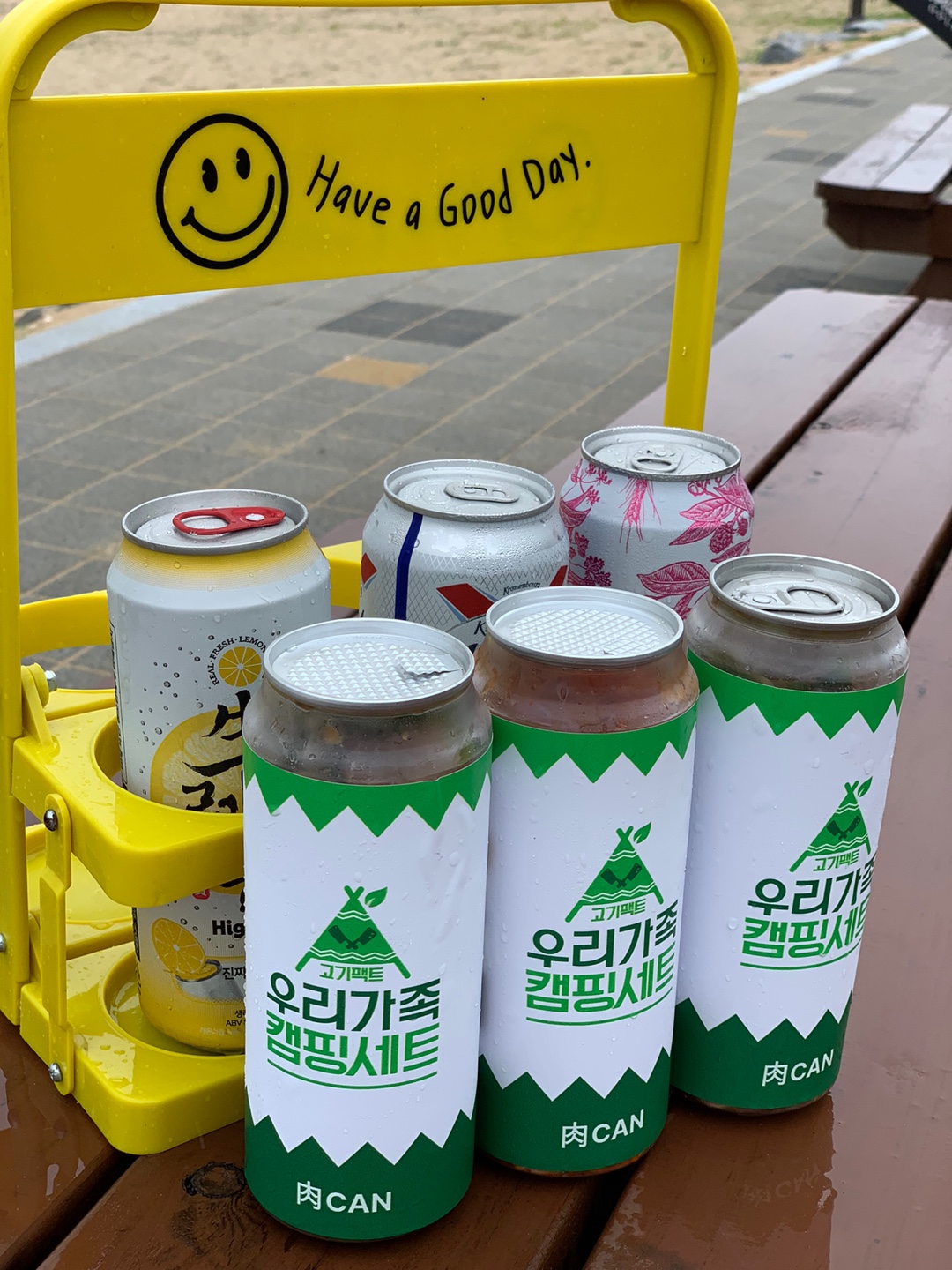 한돈 삼겹살 캠핑음식 양념구이 마장동고기팩트