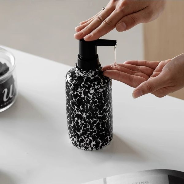 [이비자] 블랙 마블 세라믹 디스펜서 360ml : 핫트랙스