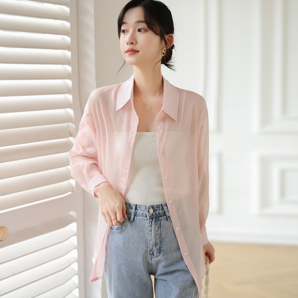 신랑 수업 120회 서윤아 블라우스 셔츠 모던한 파스텔 의상 옷 패션 - 상세 이미지 5