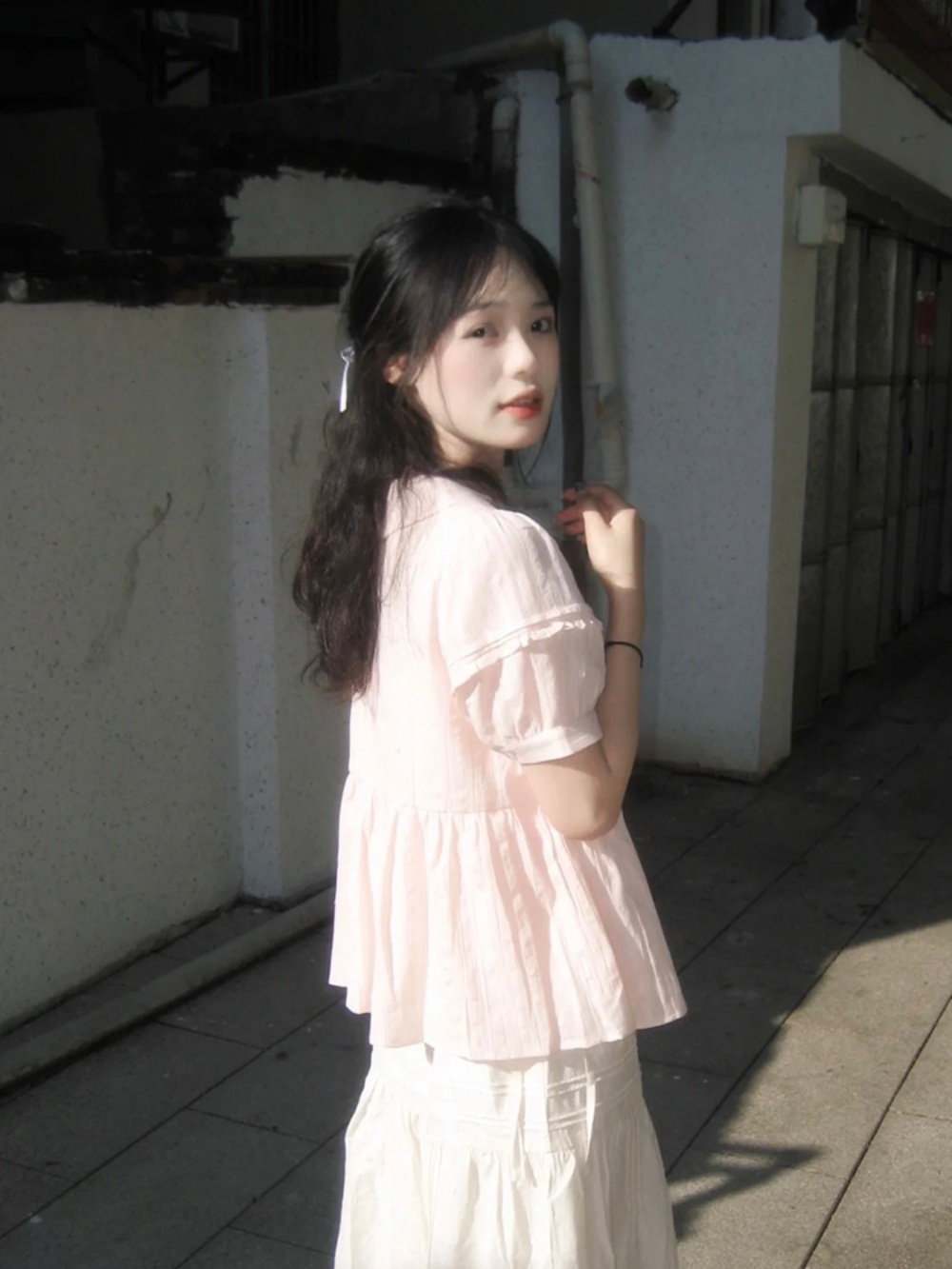 미녀와 순정남 29회 공마리 한수아 블라우스 데이트 청순한 의상 옷 패션 - 상세 이미지 2