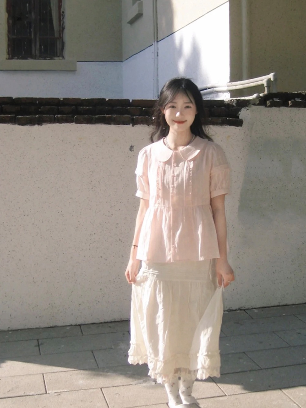 미녀와 순정남 29회 공마리 한수아 블라우스 데이트 청순한 의상 옷 패션 - 상세 이미지 4
