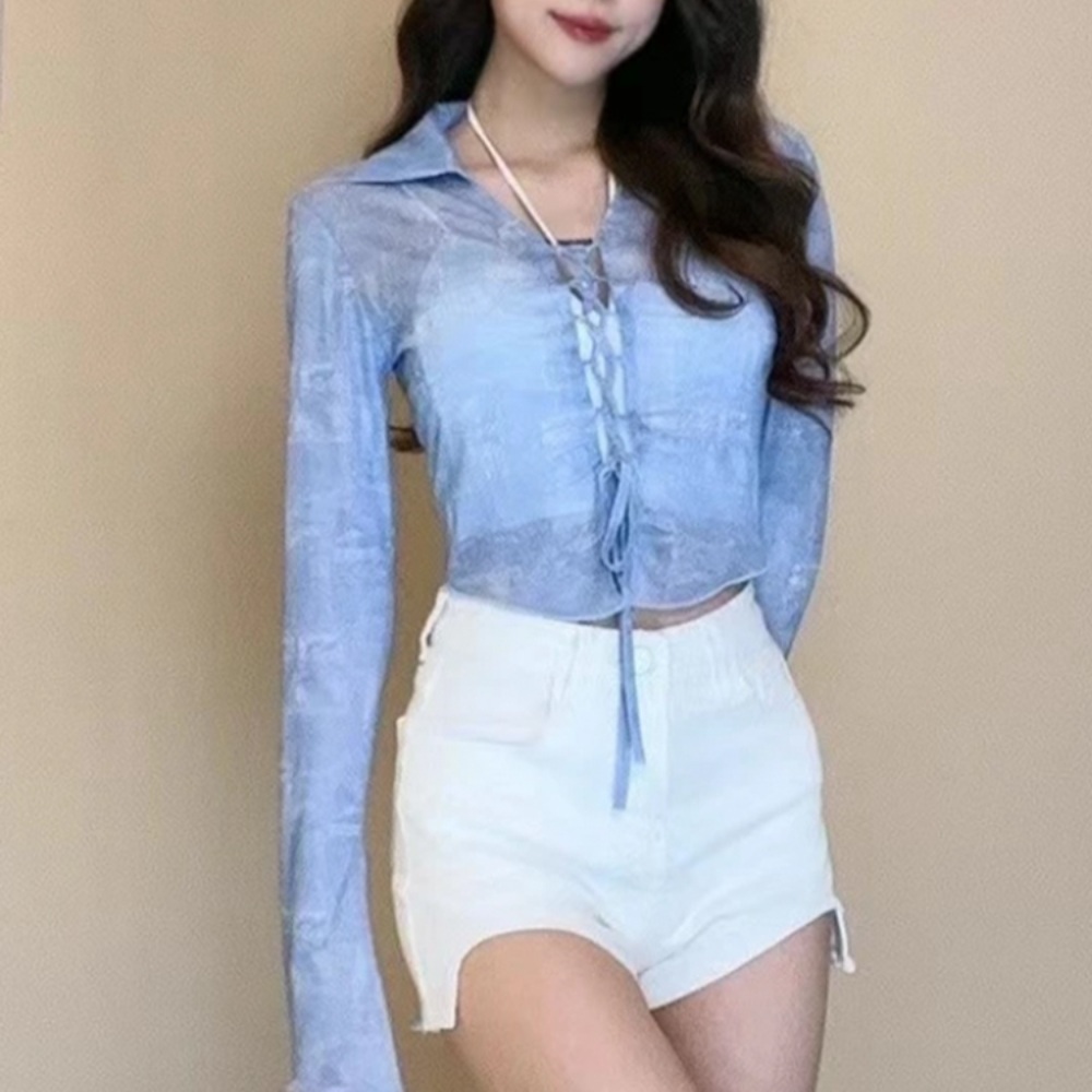 나혼자산다 552회 박나래 긴팔 티셔츠 휴양지 바캉스 의상 옷 패션 - 메인 이미지