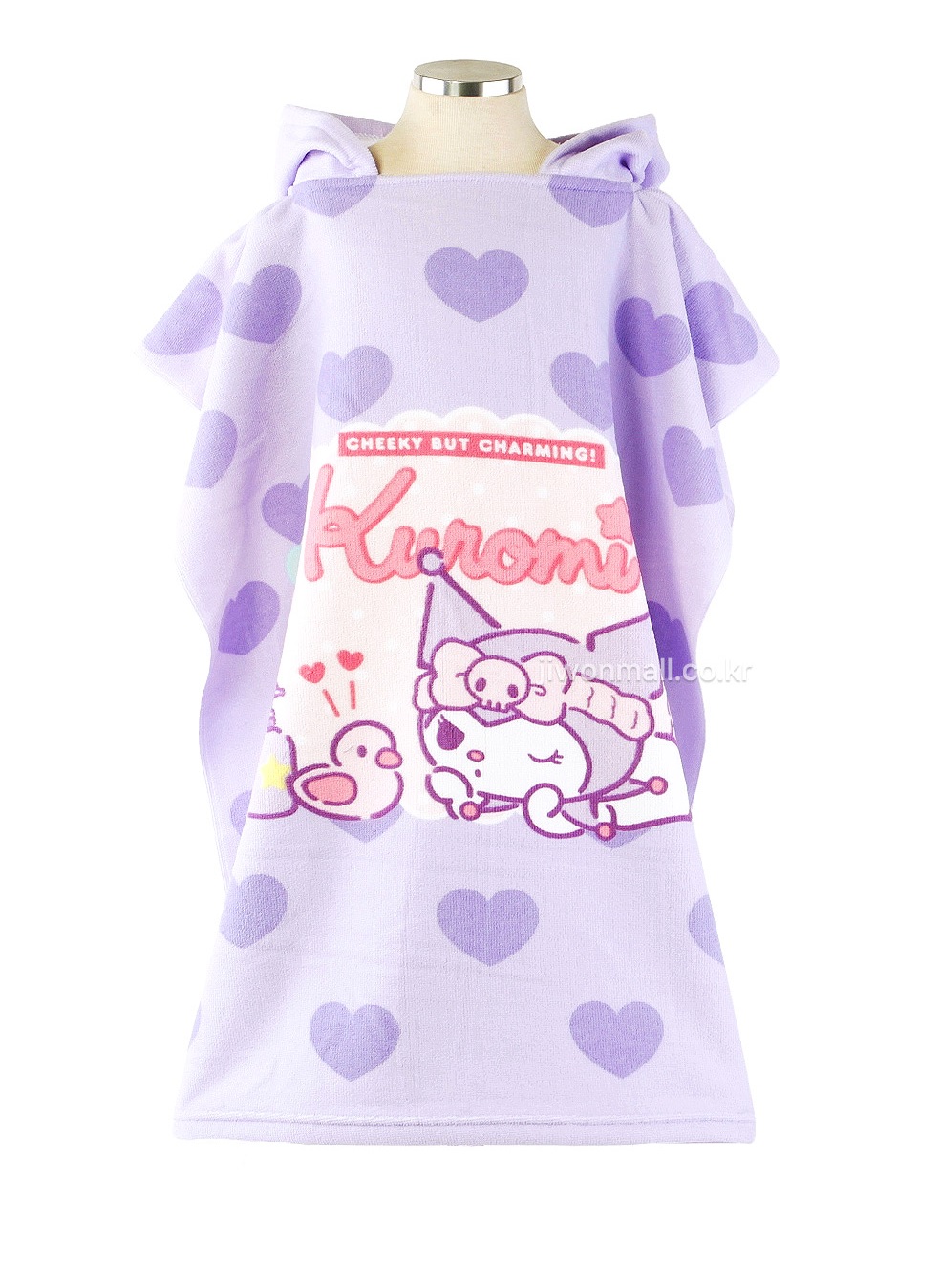 어린이 비치 가운 산리오 쿠로미 타올 유아 목욕 샤워