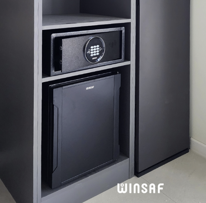 무소음 기숙사냉장고 모텔냉장고 소형 맥주 미니 원룸 객실 사무실 작은 좌측손잡이30L