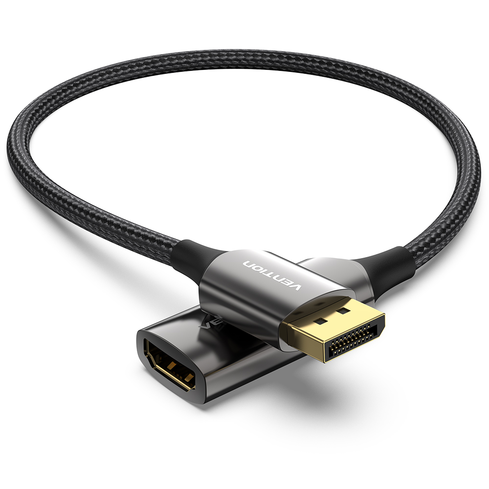 벤션 울트라 8K 60Hz DP 1.4 to HDMI 2.1 변환 미러링 케이블 젠더 HFNBC - 상품 이미지
