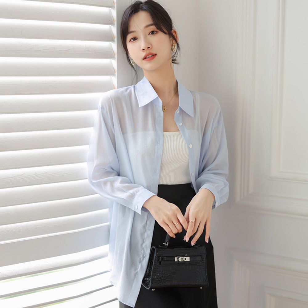 신랑 수업 120회 서윤아 블라우스 셔츠 모던한 파스텔 의상 옷 패션 - 상세 이미지 3