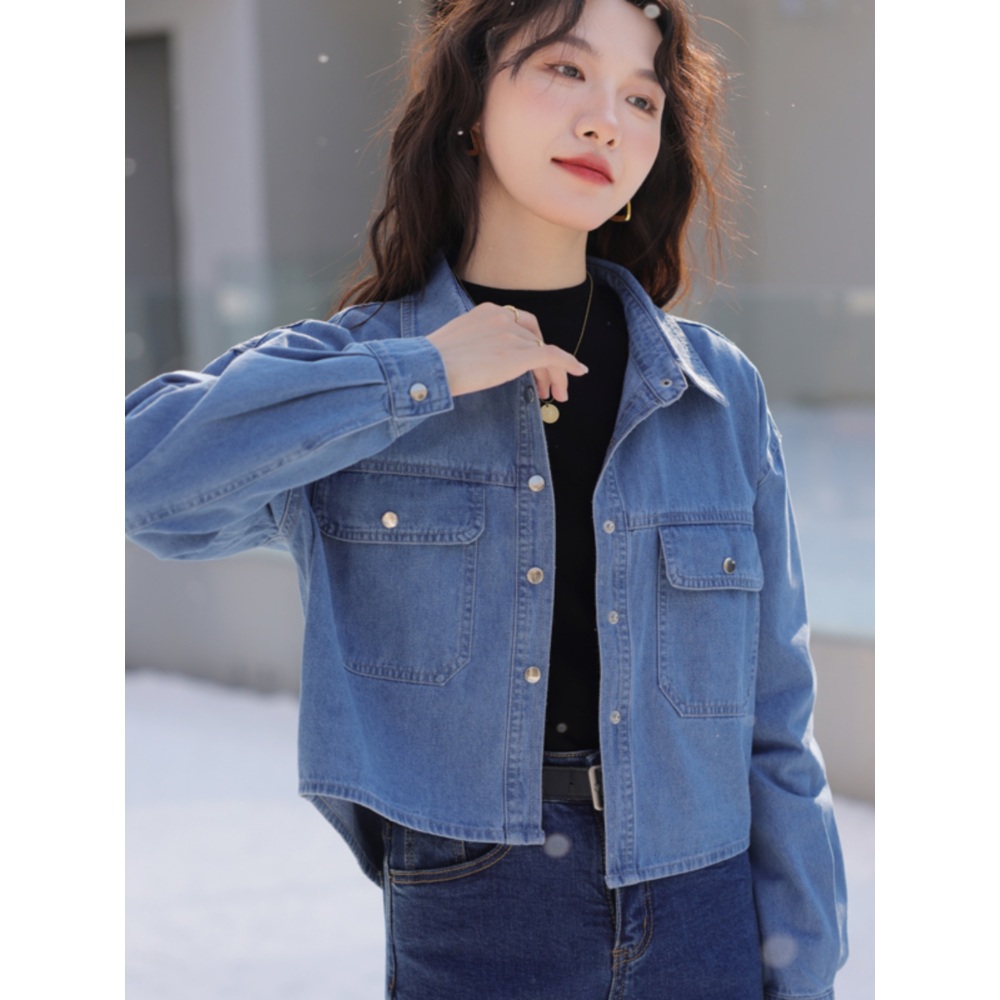 서진이네2 1회 고민시 데님 자켓 프렌치 스트릿 의상 옷 패션 - 상세 이미지 3