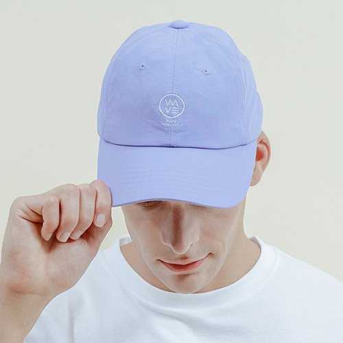 PEEPS new wave nylon ball cap(violet) 마라톤모자 볼캡 - 상품 이미지