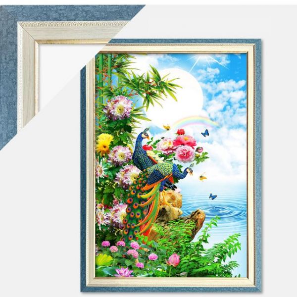 자연사진 풍경사진 거실 인테리어 그림 포스터 1000피스퍼즐 공작 화원+수지블루 액자세트 : 픽처스그램1