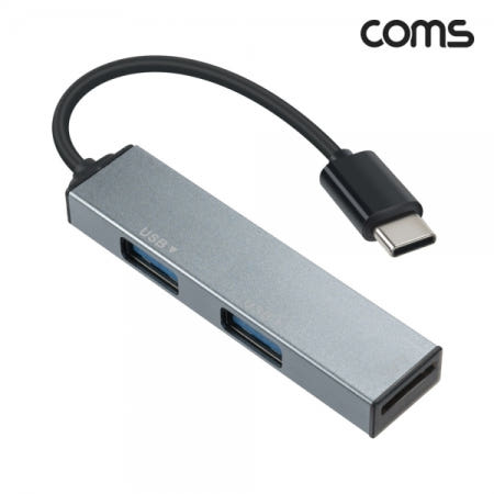 TB567 Coms USB3.1(TypeC)멀티허브3in1USB2.0x2포트2port외장형카드리더기MicroSDTF카드C타입
