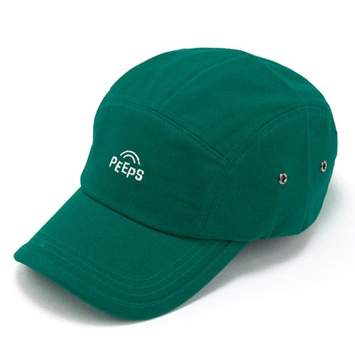 PEEPS Small Logo Curved Camp Cap 5패널캡 그린 - 상품 이미지