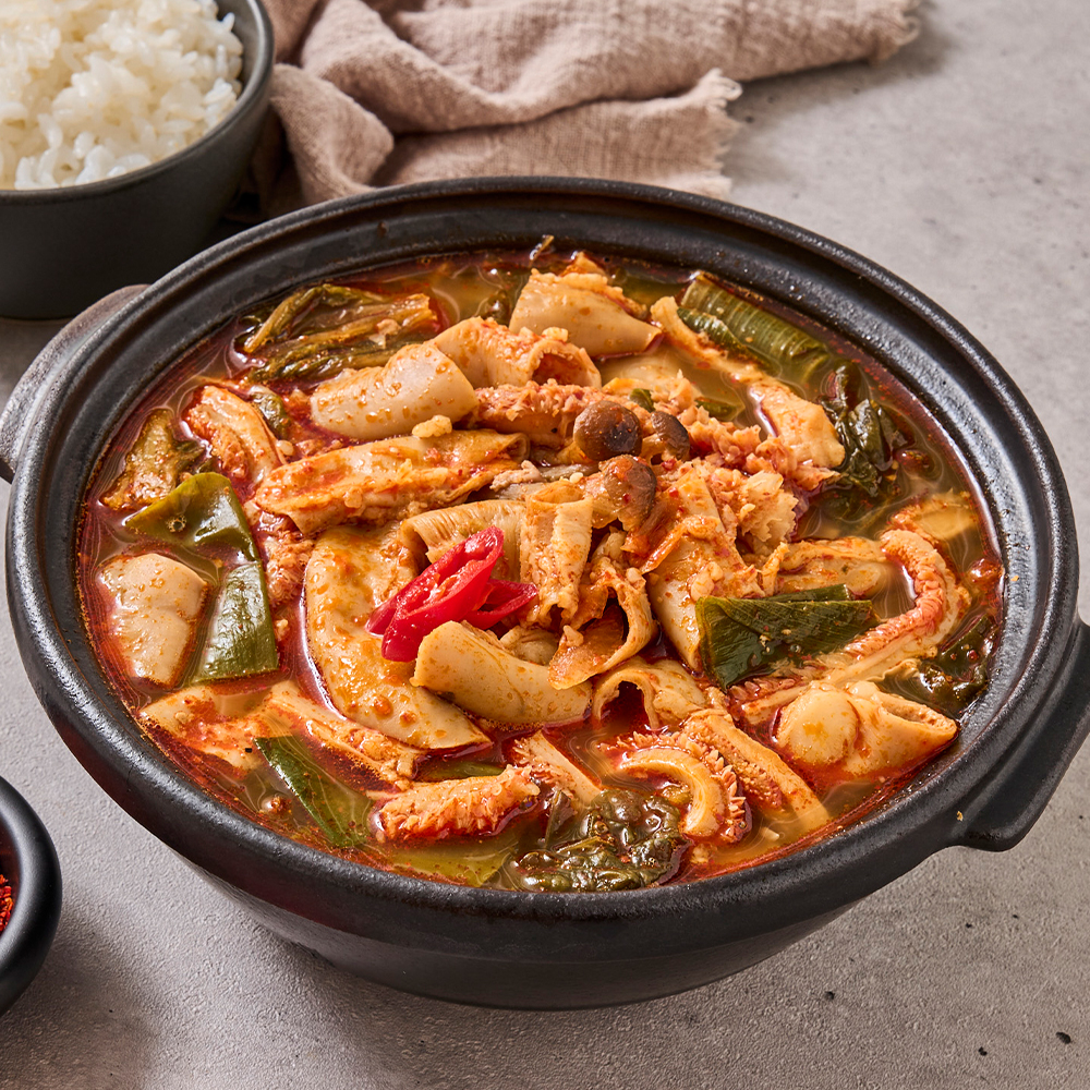 [99eats x  오발탄 ]  푸짐한   소곱창전골  1kg  캠핑음식   안주   즉석탕   즉석국   얼큰