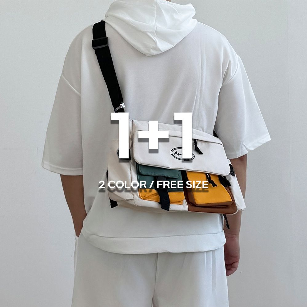 1+1 도난방지가방 옆으로매는가방 매신저백 - 상세 이미지 3