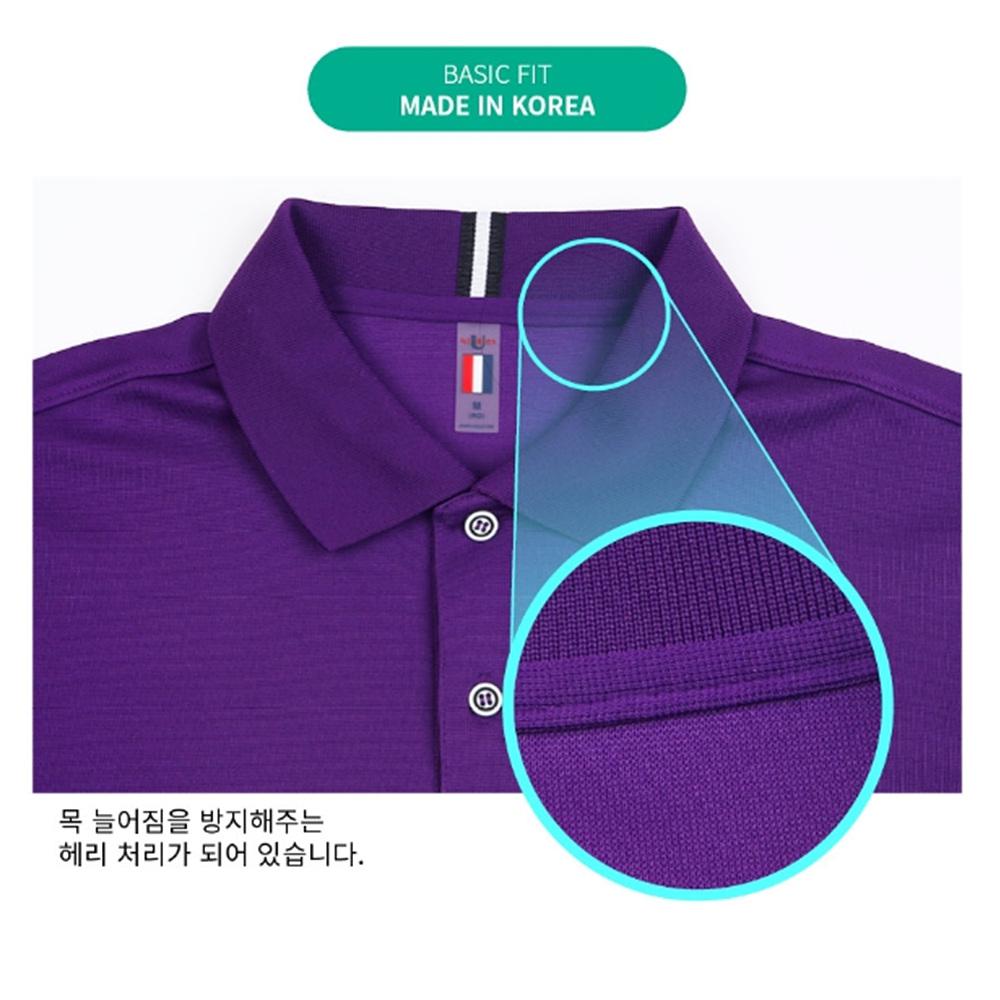 여름 남자작업복상의 남자 반팔 작업복 카라티 Ssize - 상세 이미지 5
