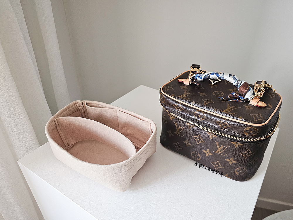 로맨티코 루이비통 니스 나노 미니 호환 리폼 이너백 백인백