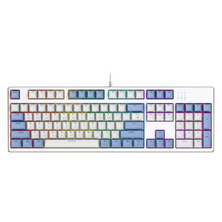 앱코 ABKO K8200 PRO 스카이블루 아이스큐브 키캡 게이밍 키보드 클릭