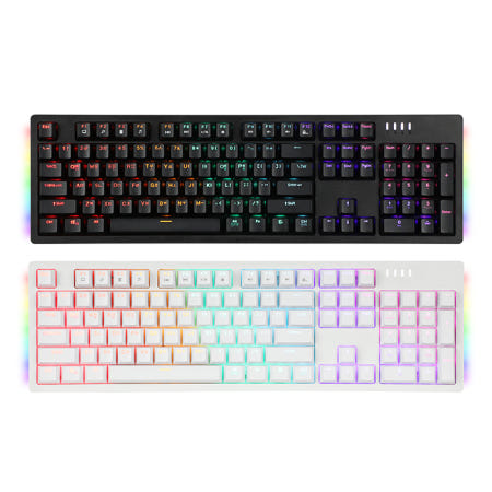 앱코 ABKO HACKER K515 축교환 RGB 기계식 키보드 블랙 갈축