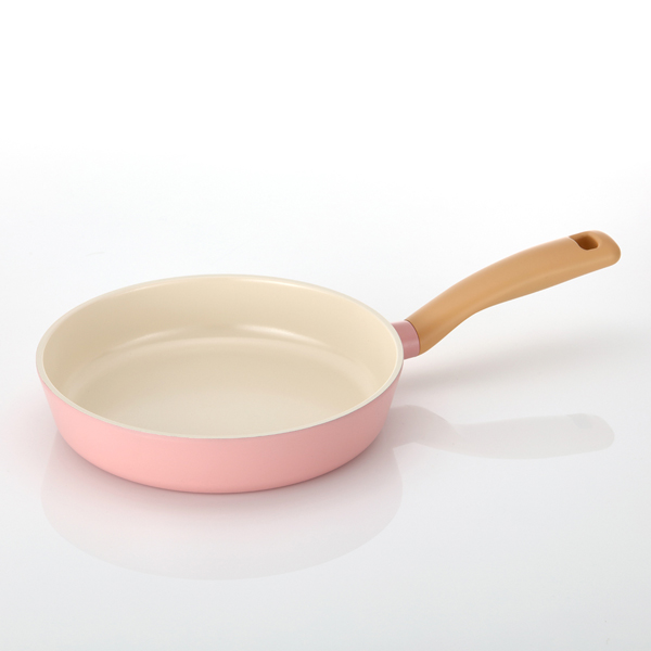 네오플램 IH 인덕션 후라이팬 24cm, 레트로핑크 - 상품 이미지