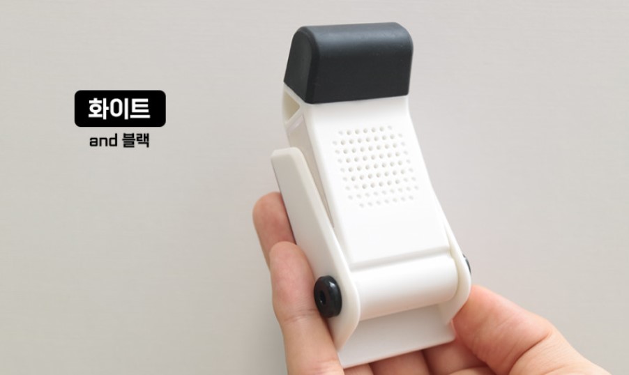 힙톡 도어스토퍼 원터치 반자동 무타공 현관문스토퍼 자석 말발굽 말굽 이미지 6