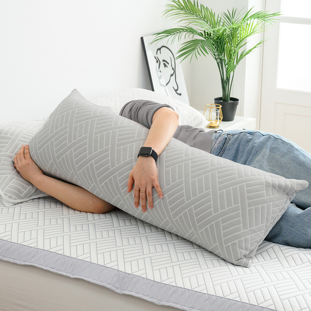 쿨링 냉감바디필로우 듀라론 죽부인쿠션 아이스 바디필로우 일반형 롱