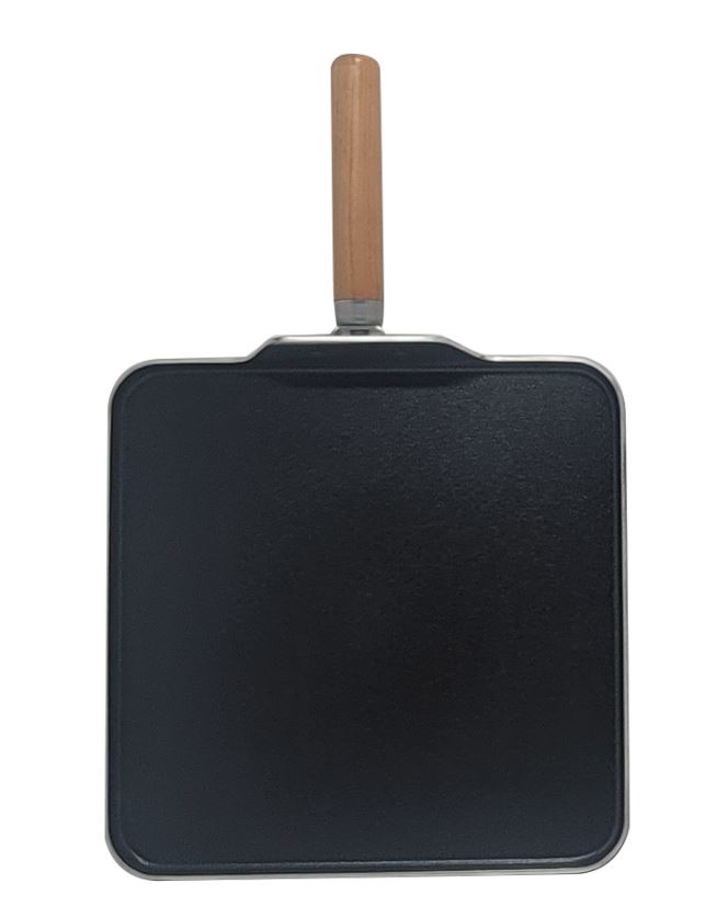 벨락 사각 팬 그리들 테프론 코팅 통3중 캠핑 후라이팬 인덕션 호환