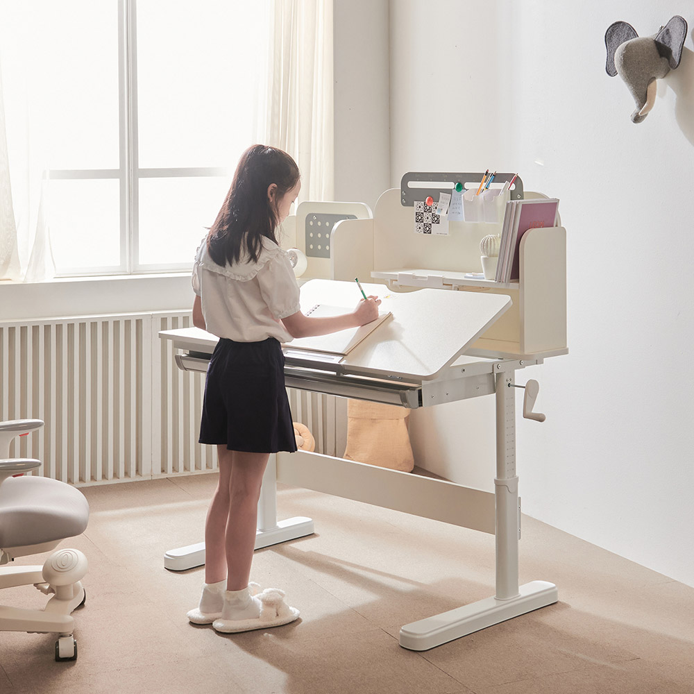 토니 초등학생책상 어린이 주니어 높이조절 각도조절 바른자세 1200 책상