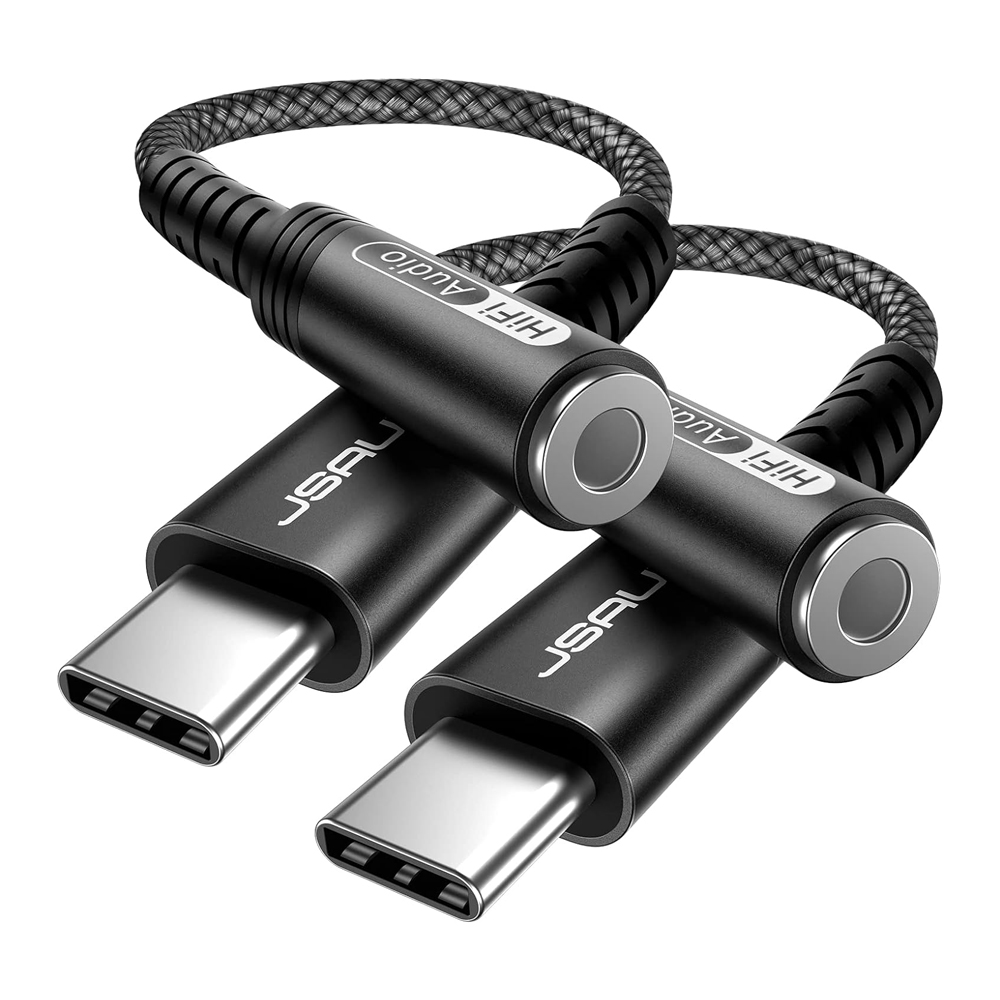 이어폰 젠더 C타입 to 3.5mm AUX 갤럭시 이어폰잭 2팩 JSAUX