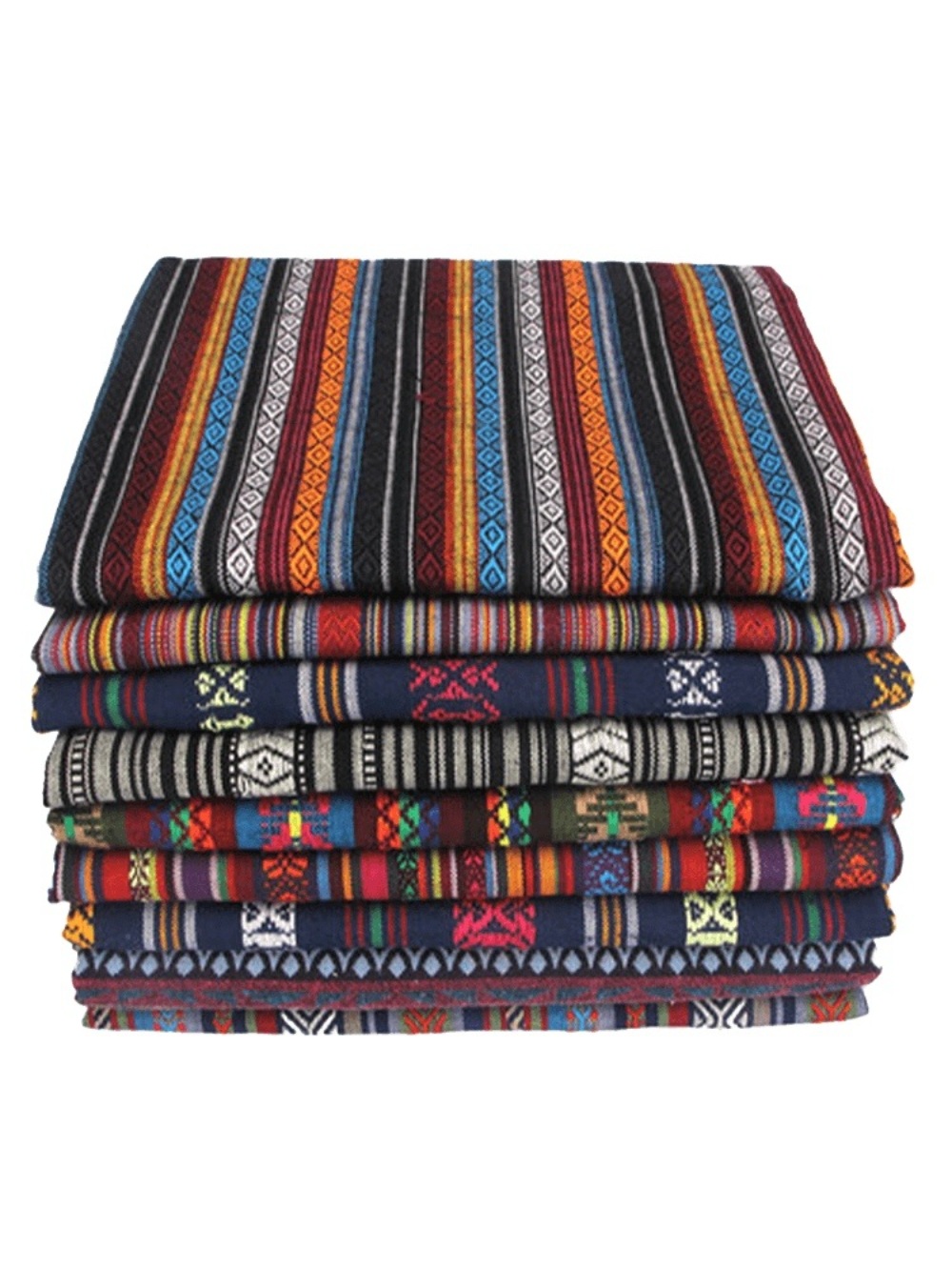 자카드 원단 보헤미안 린넨 레트로 식탁보 패브릭 - 상세 이미지 5