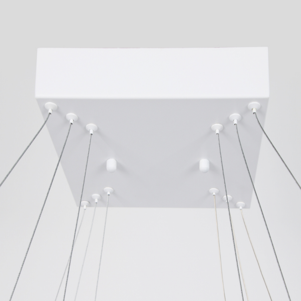 KS인증/무료+당일출고 LED 거실등 인테리어 사각 펜던트 거실 조명 등 120W, 주백색 이미지 7